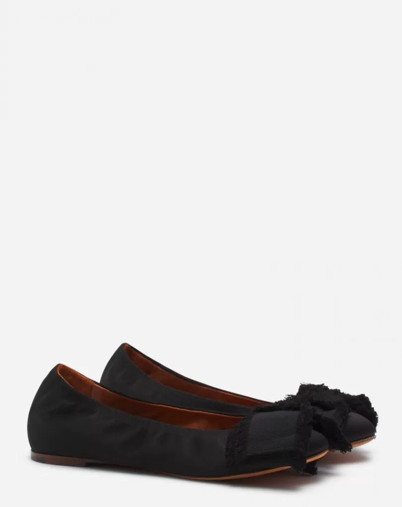 Sale Ballerina Flat Met Een Satijnen Strik Vrouwen Ballerina'S