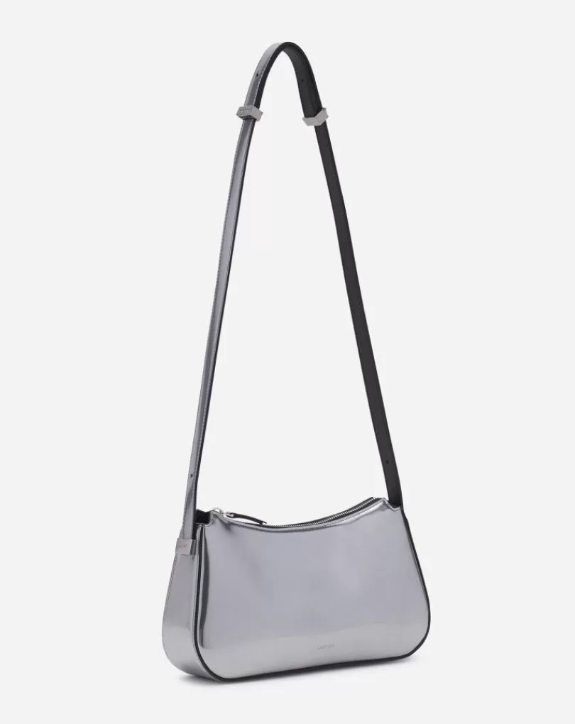 Hot Concerto Baguette Tas Van Metallic Leer Vrouwen Crossbodytassen En Schoudertassen