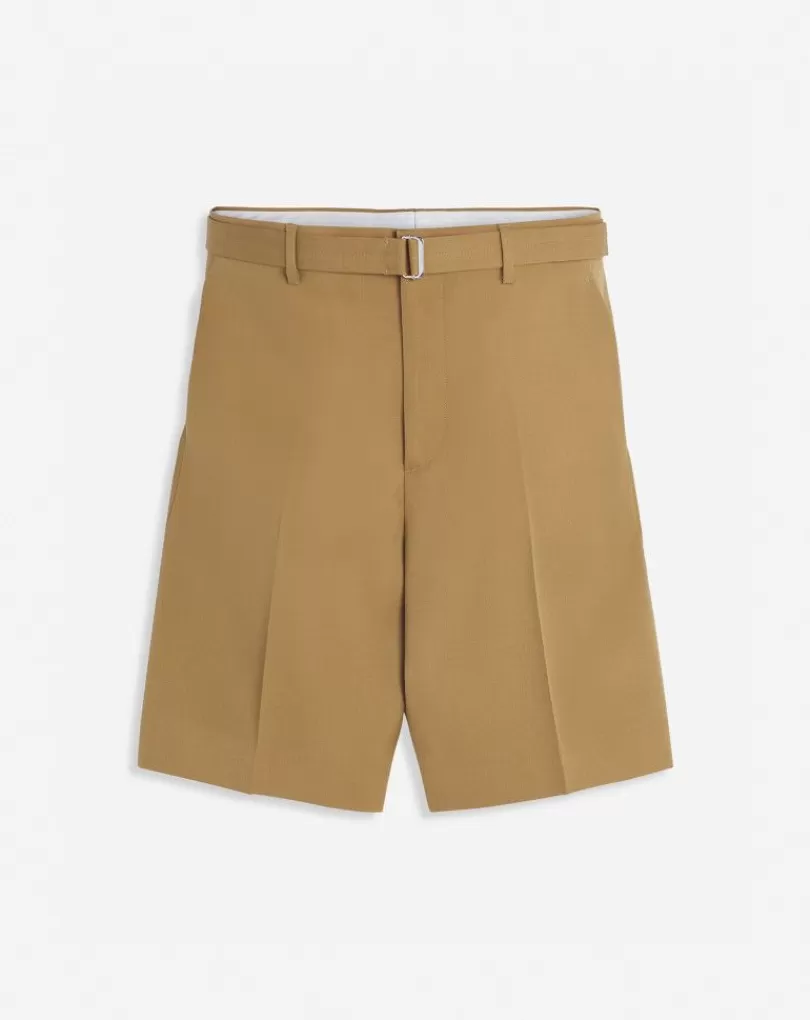 Cheap Klassieke Getailleerde Shorts Met Riem Heren Broeken En Korte Broeken